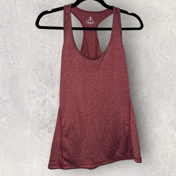 Icyzone Tops - Chic Maroon Tank Top for Women